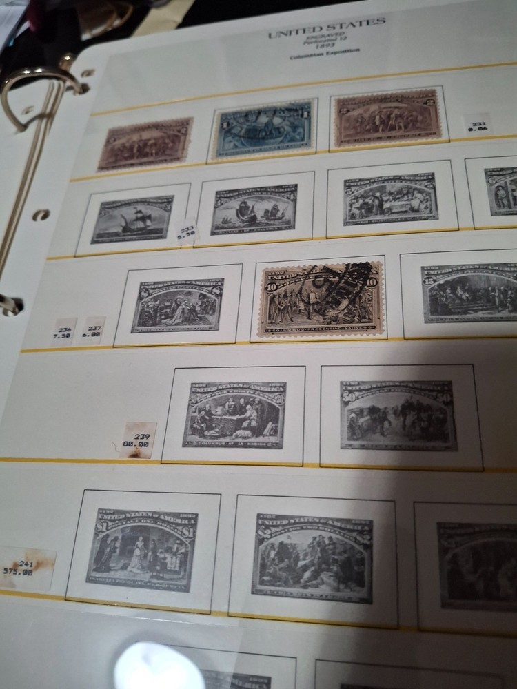 Hagner Hingeless Album for US Stamps to Scott 992