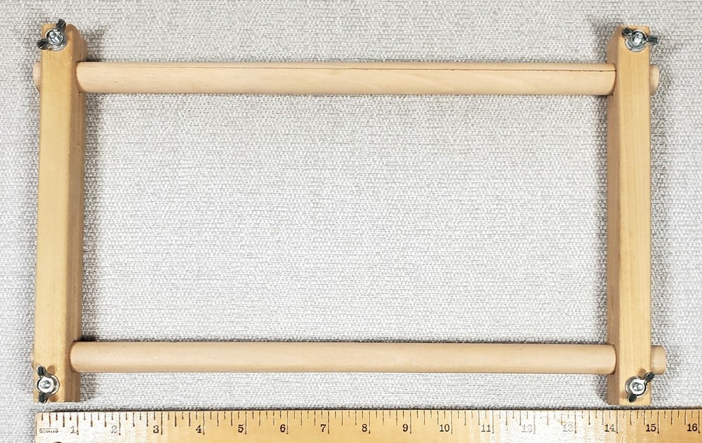 Wooden Embroidery Needlework Lap SCROLL FRAME 9" x 15" Excellent Condition