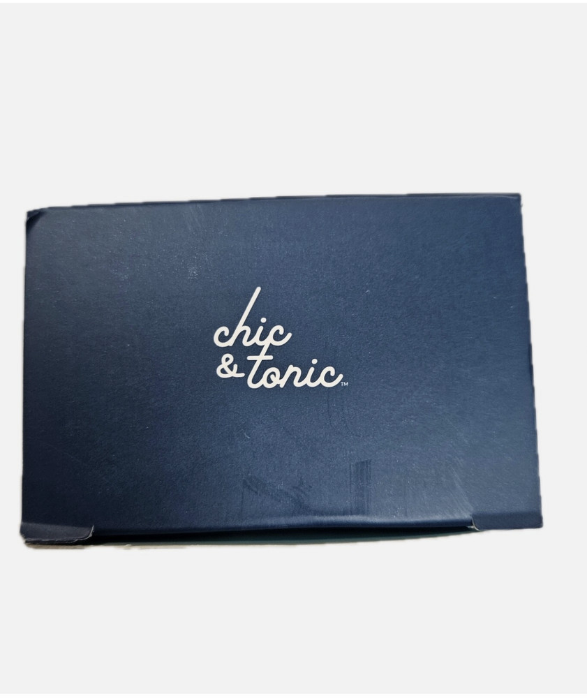 Chic & Tonic Silicone Drinking Straws 4pc Set Full Bloom Multicolor Case Brush