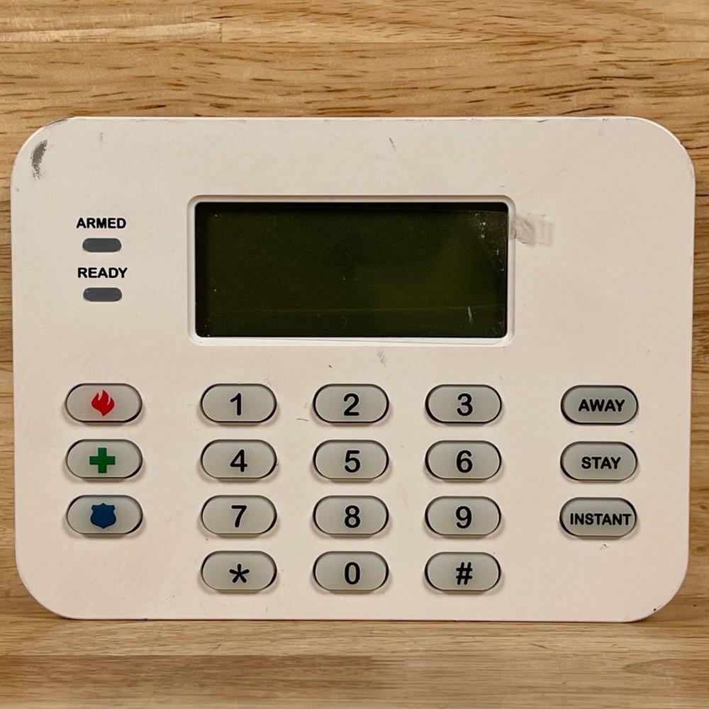 SerComm SR-KPD02 White DC 12V 0.5A Digital Security Alarm Keypad Control System