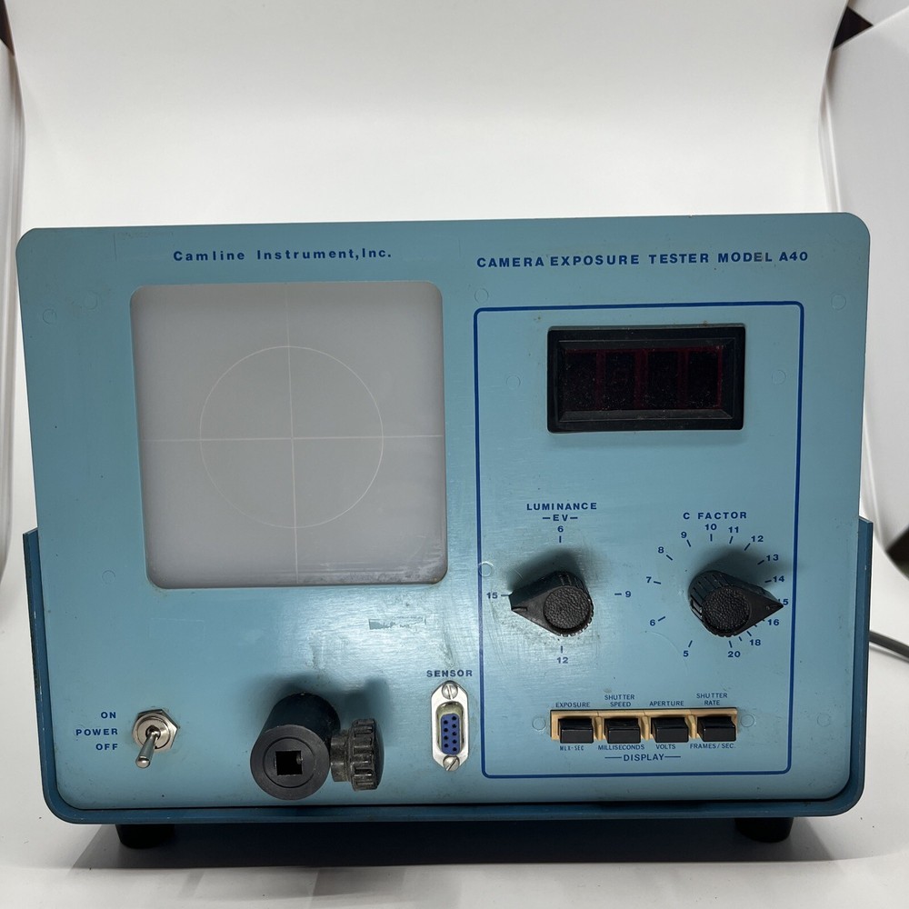 Vintage Camline Instruments Camera Exposure Tester Model A40 NOT WORKING