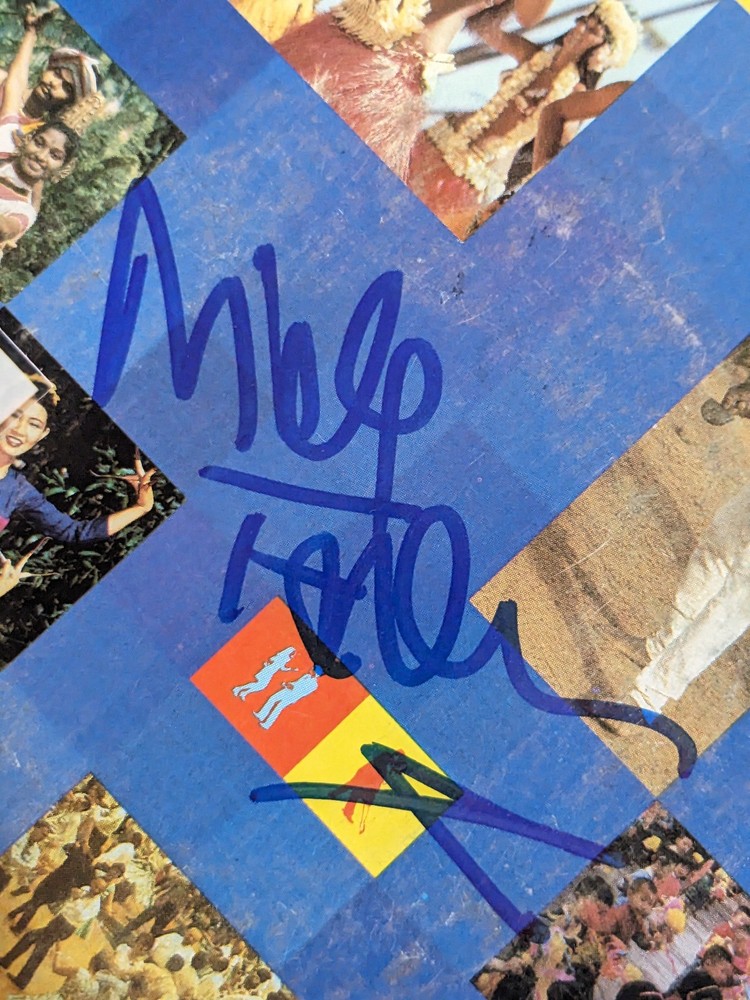Wang Chung SIGNED 7" RECORD SINGLE Everybody Have Fun Tonight JACK & NICK COA