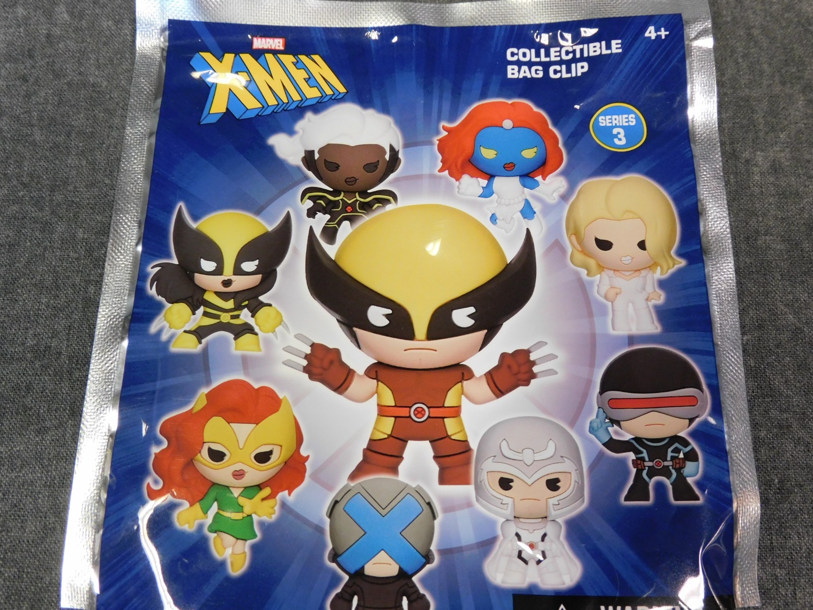 X-Men NEW * Cyclops Clip * Blind Bag Series 3 Marvel Key Chain Monogram