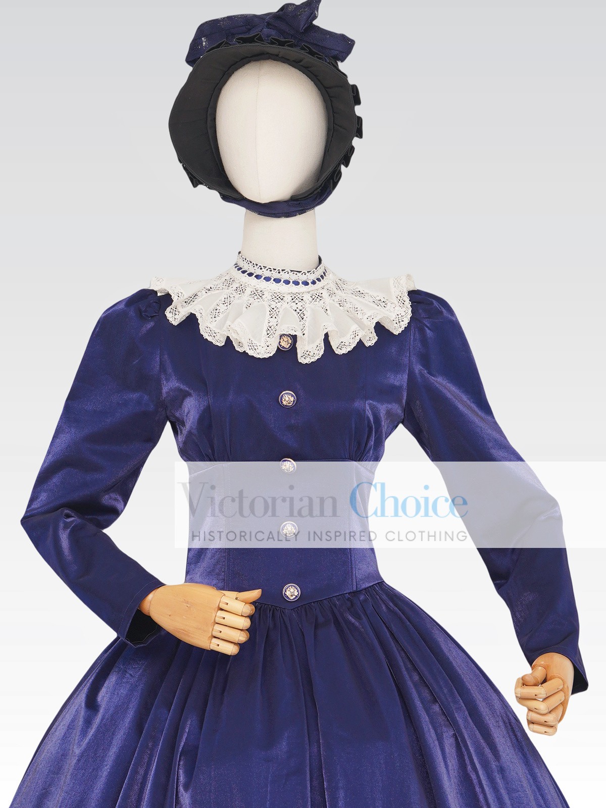 Victorian Dickens Civil War 1860s Dress Gothic Fantasy Period Theater Wear 316