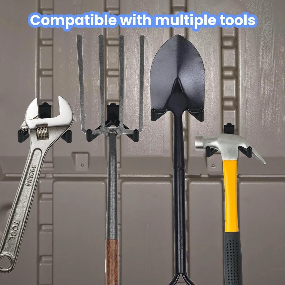 5 Pcs Tool Hooks for Suncast, Double Head Storage Hanger - Essential Wall Org...