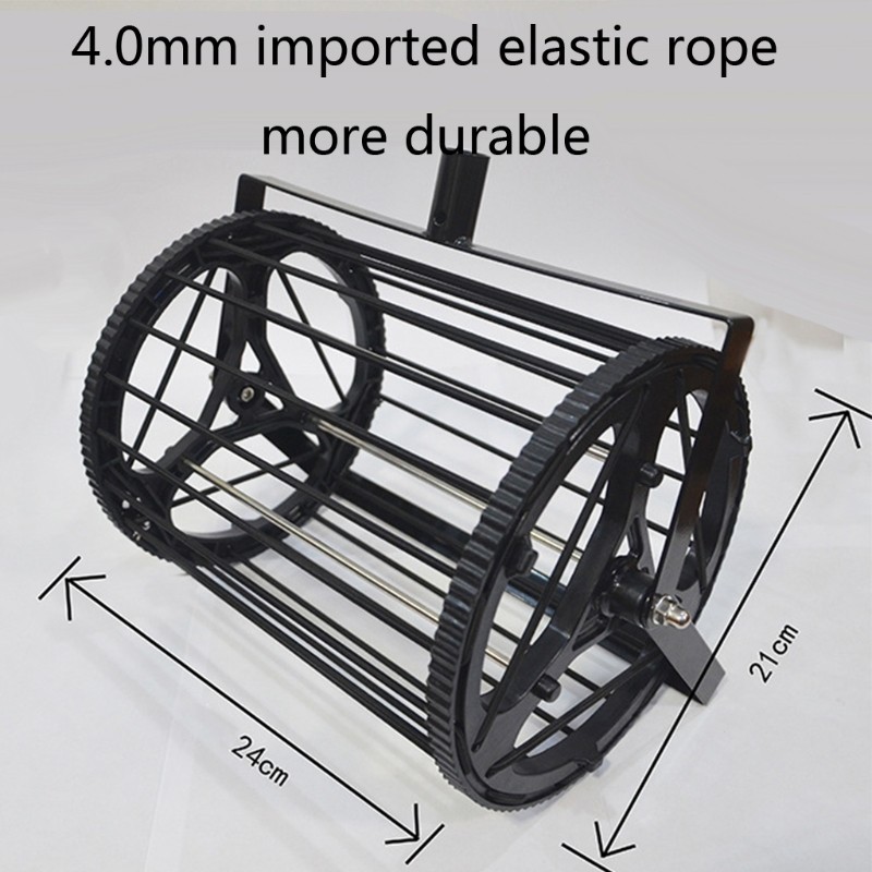 Roller Type Table Tennis Picker Polyester Nylon Large Capacity Picking Ball Fram