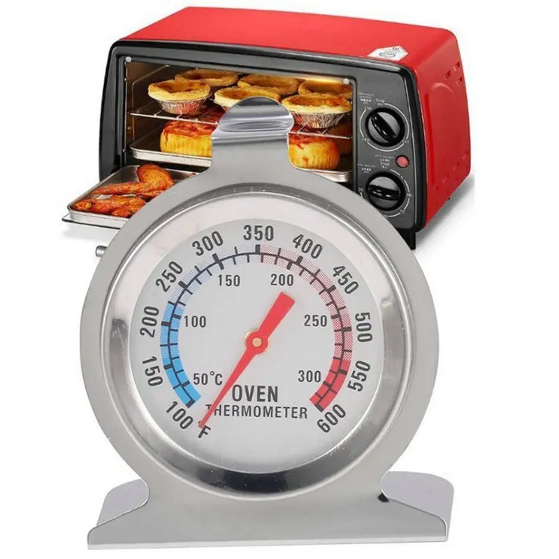 Oven Thermometer Stainless Steel Classic Stand Up Food Meat Temperature Gauge5-1