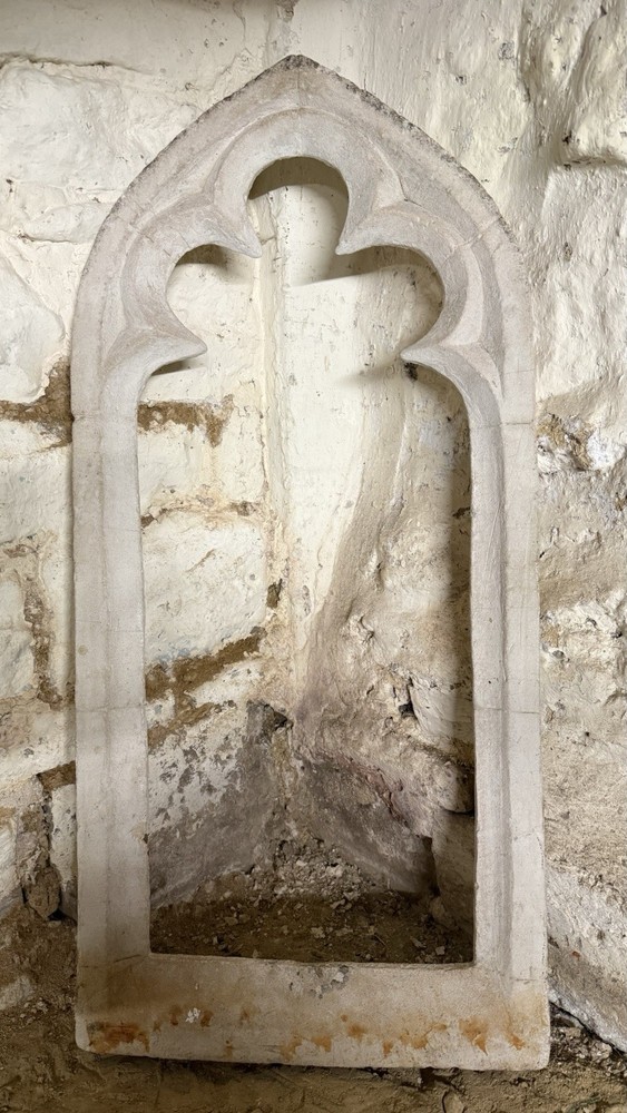 Antique Gothic Window Frame Reconstructed Frame Great Gothic Feature
