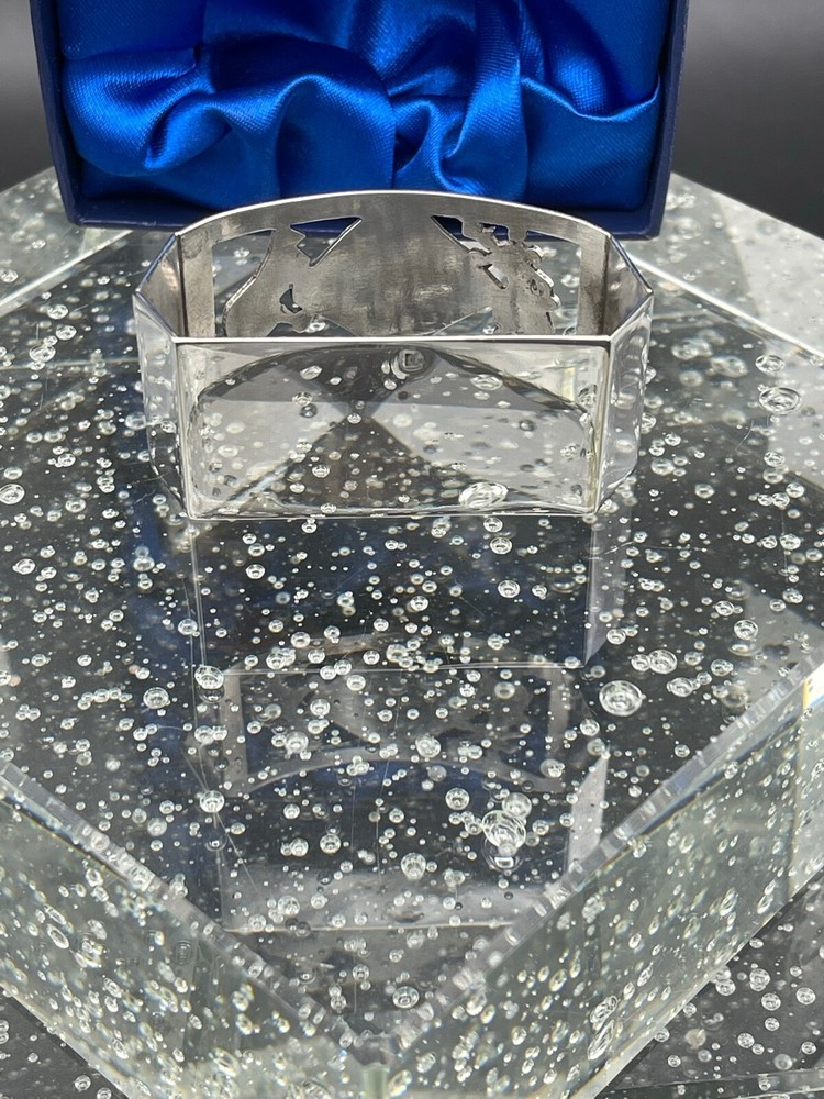 Sterling Silver Disney Mickey Mouse napkin ring.