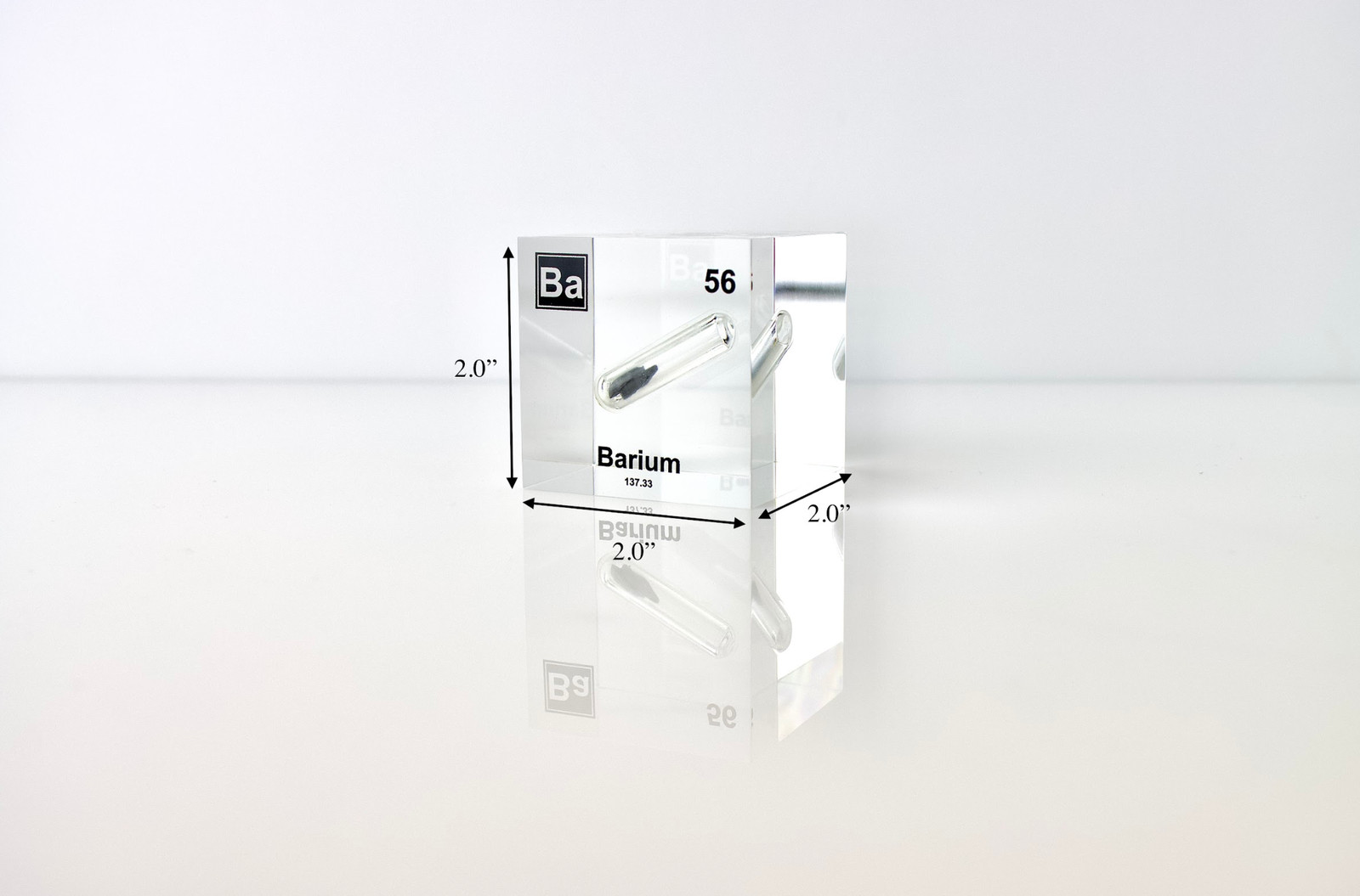 Barium Element Cube