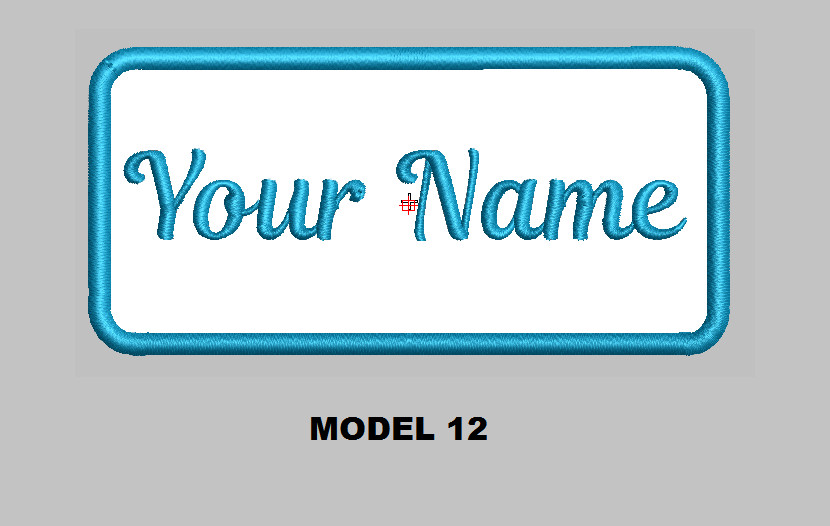 Custom Embroidered 4"x 1.5" Name Patch Motorcycle Biker