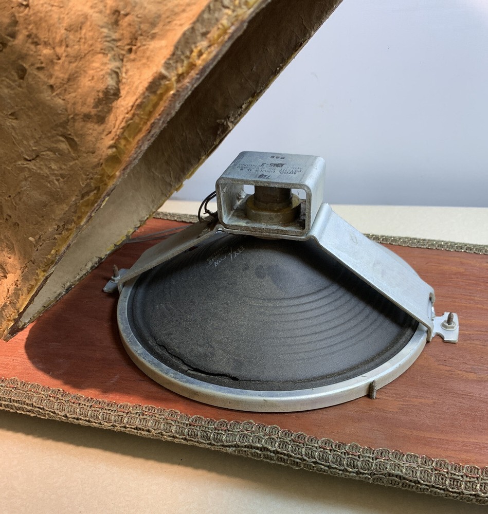 Console Stereo Speaker Baffle Beehive Enclosure For 10” Speaker