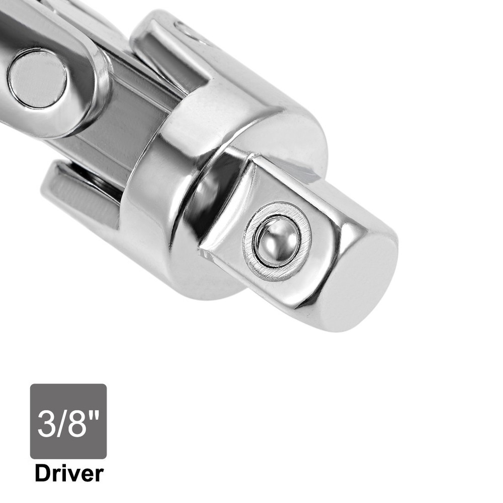 2 Pcs 3/8 Inch Drive Universal Joint Socket Cr-V