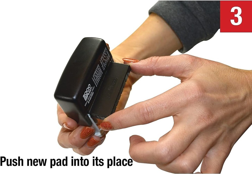 Versatile Self-Inking Dater with Business Phrases - Compact Stamping Solution