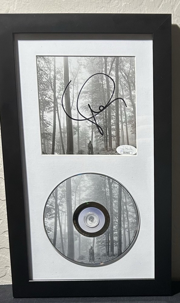 Taylor Swift Autographed Signed Framed CD Folklore JSA COA AUTHENTIC FRAMED