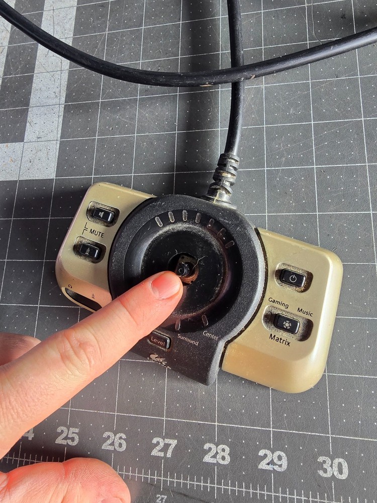 Logitech G51 Volume Controller Sound Wired Remote Pod Control Unit Only OEM 1B