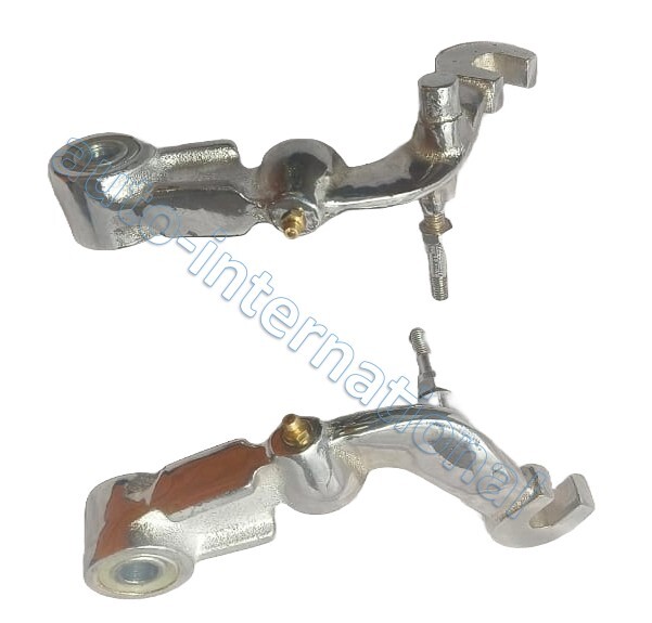 LAMBRETTA GP/ DL CHROME FORK LINK SET DRUM TYPE. INC' DAMPER STUD & NIPPLE