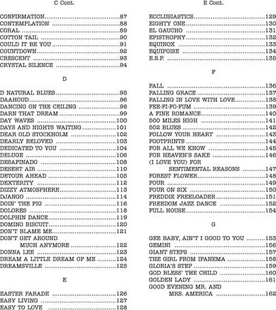 The Real Book - Volume I - Sixth Edition