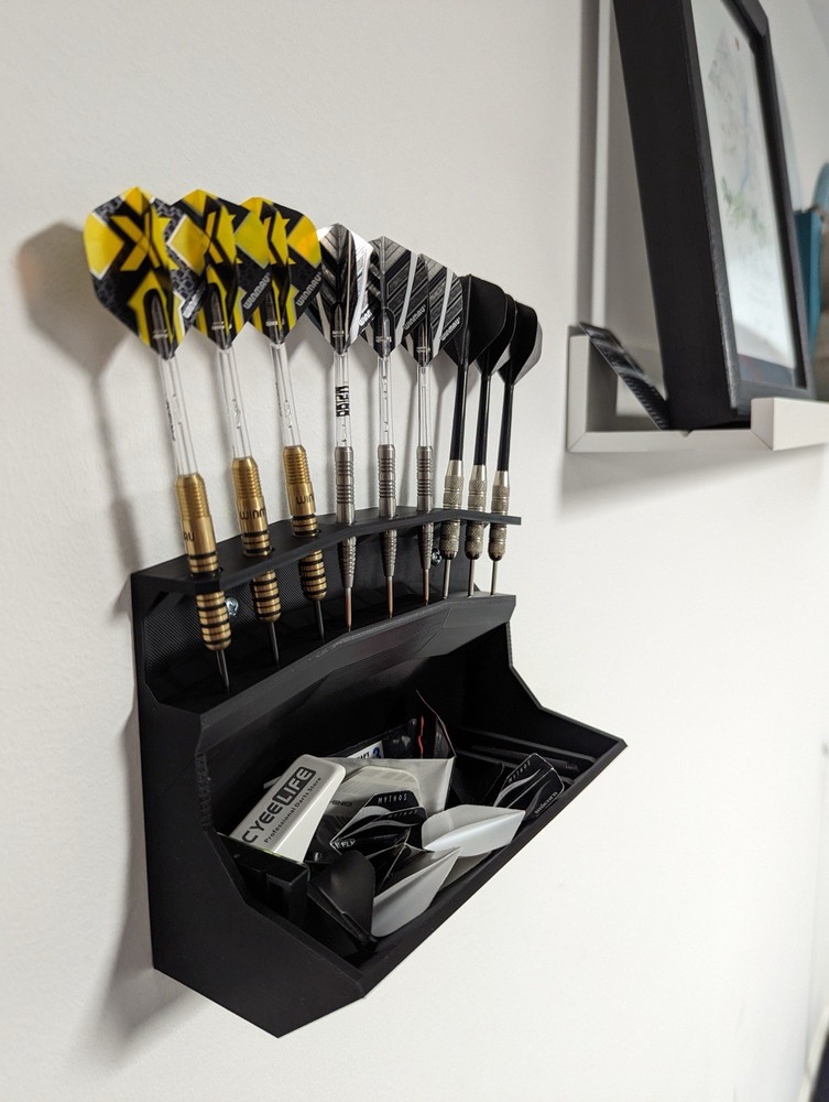 Dart mount / holder with extra storage