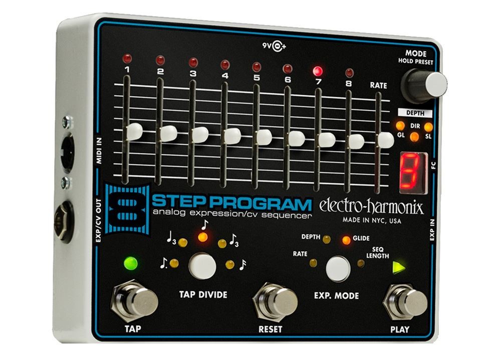 Electro-Harmonix 8 Step Program Analog Expression / CV Sequencer pedal