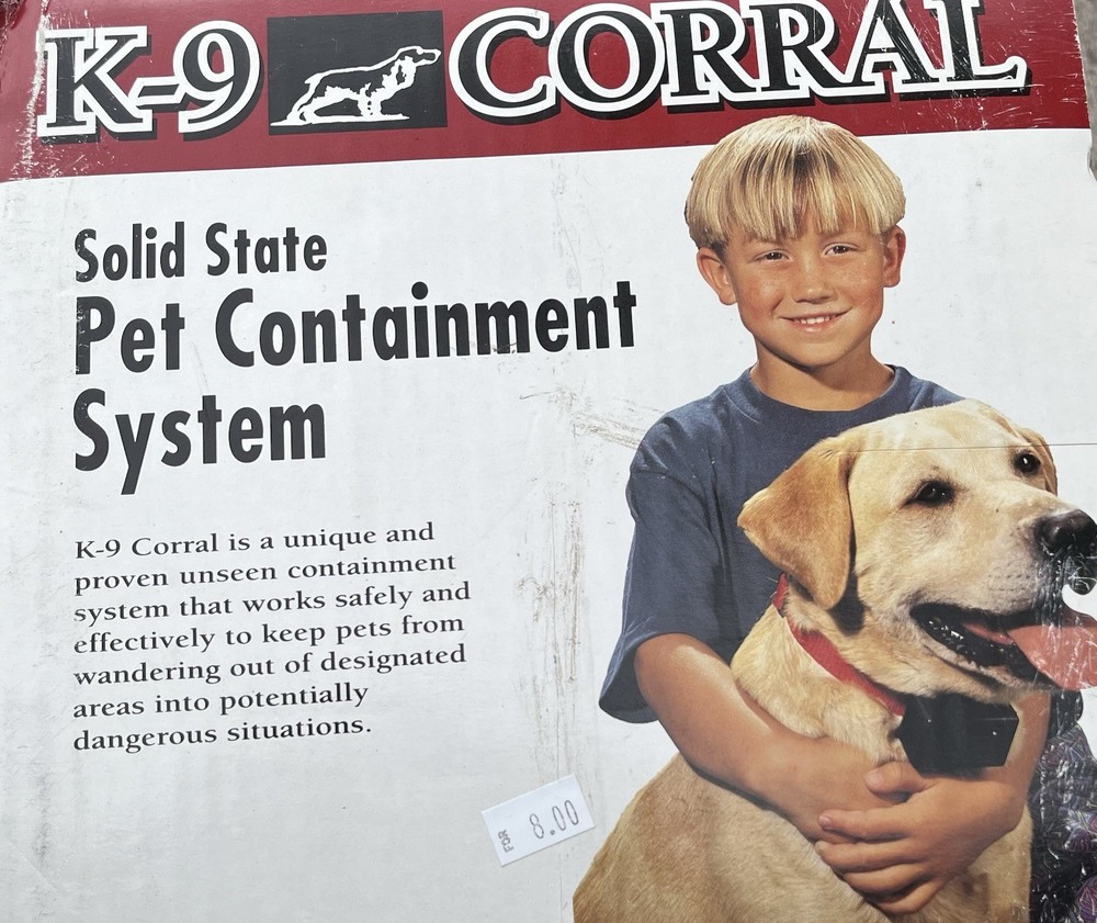 New in Box K-9 Corral Pet Solid State Pet Containment System