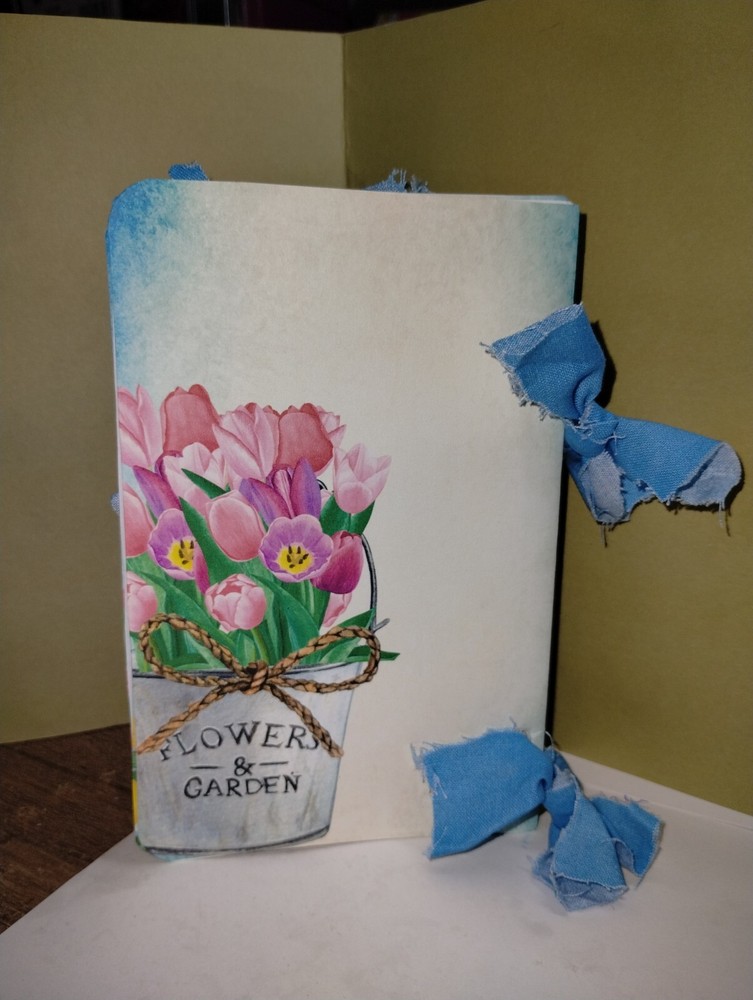 Mini Garden Spring Junk Journal Scrapbook USA