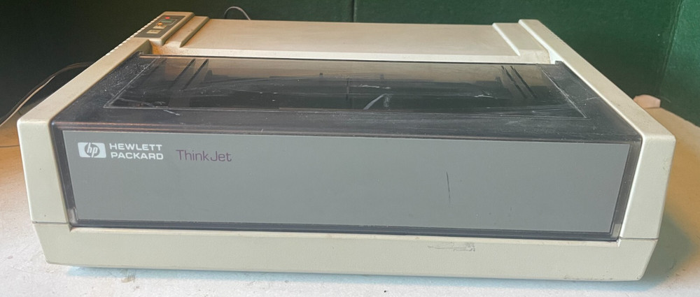 Vintage HP Hewlett Packard ThinkJet 2225C Printer