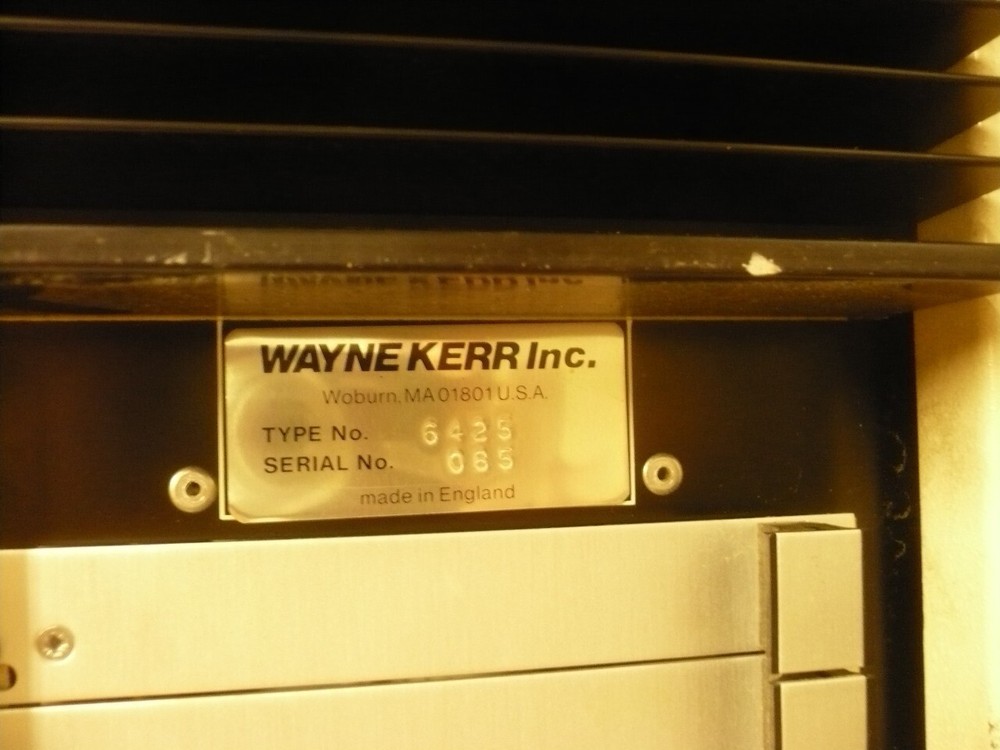Wayne Kerr 6425 Precision Component Analyzer, LCR impedance bridge