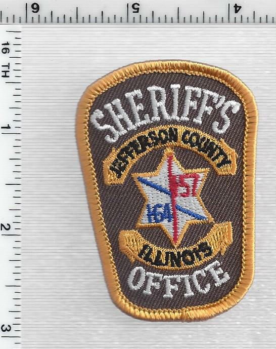 Jefferson County Sheriff (Illinois) 1st Issue Cap/Hat Patch
