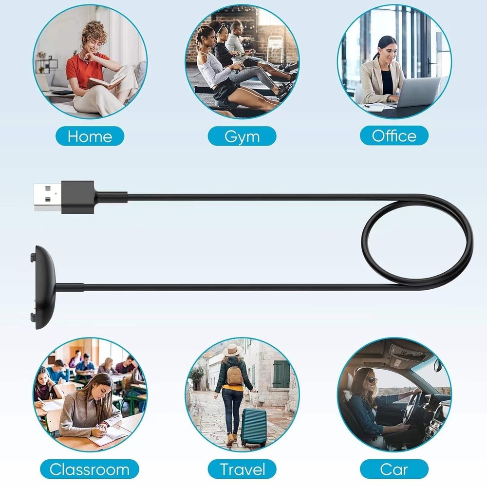 Fitbit Inspire 3 Charger Cable 2 Pack 3.3Ft
