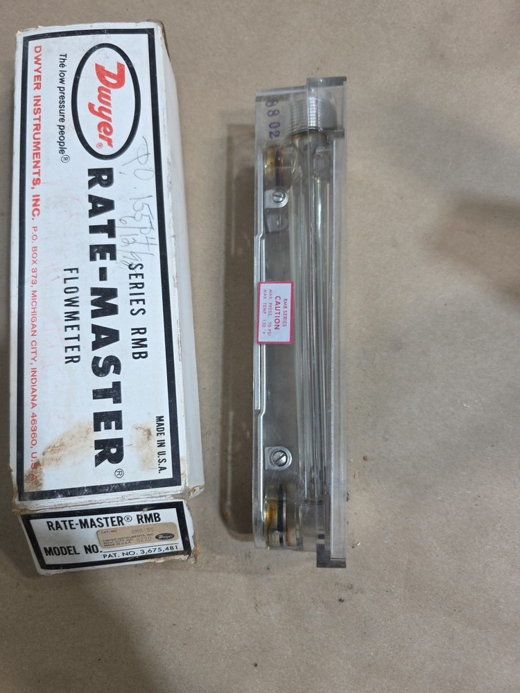 Dwyer RMB-85 - Flowmeter, Range 10-100 Gph Water