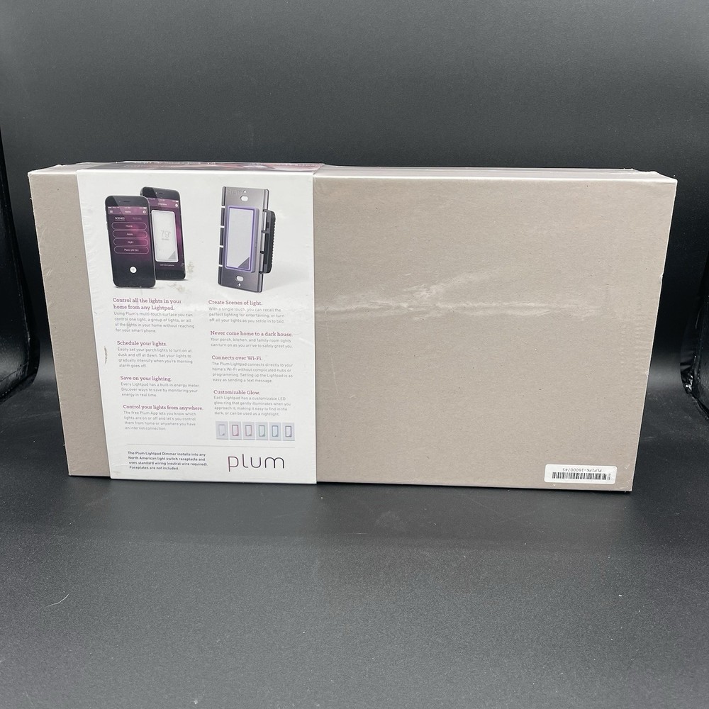 Plum Lightpad Wi-Fi Connected Multi Touch Light Dimmers