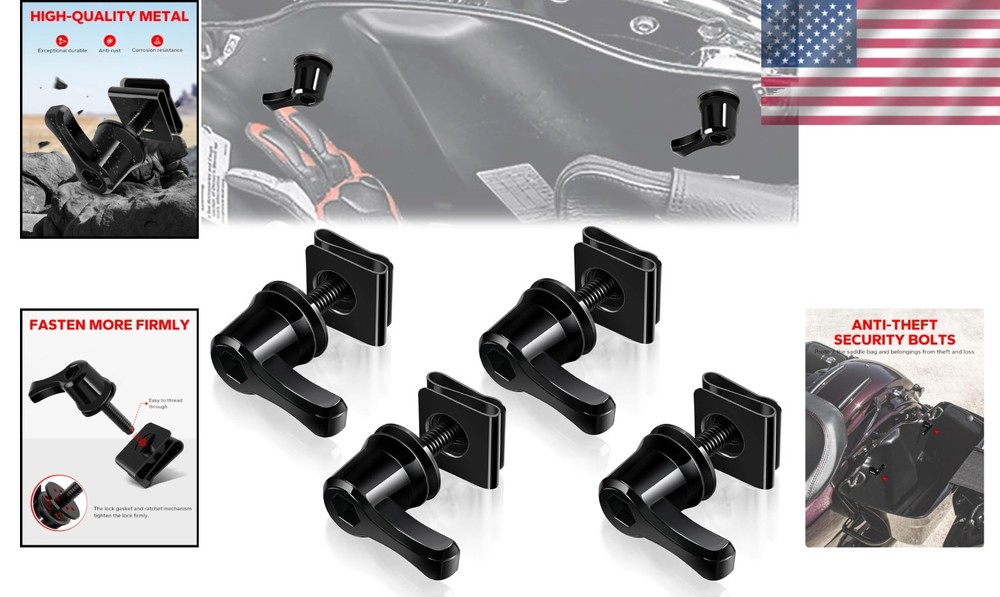 Effortless Installation Saddlebag Locks for Harley Davidson - Theft Protection