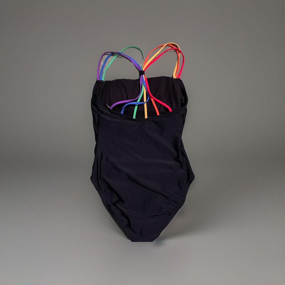 Rainbow Love one piece bathing suit Size medium