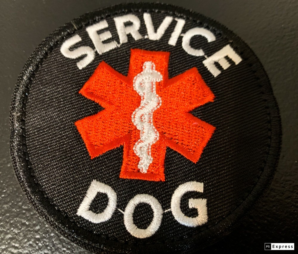 Service Dog Patch 3" round  Therapy Dog patch