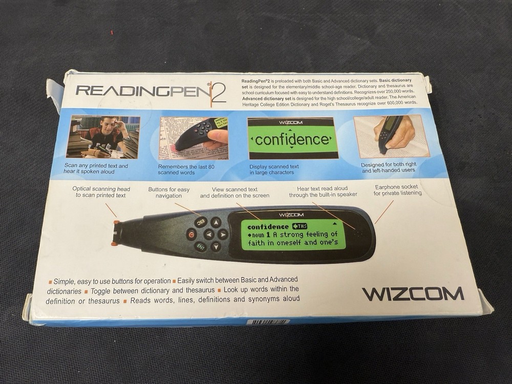 Wizcom READING PEN 2 Portable Personal Reading Assistant