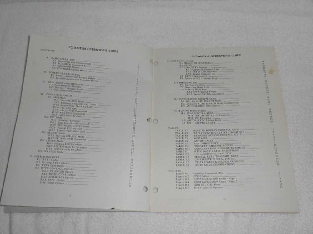 HAL Communications PC-Amtor Operator's Guide Ham Radio