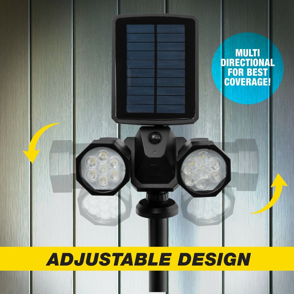Bell + Howell Bionic Spotlight Duo Outdoor Motion Sensor Solar Powered Light