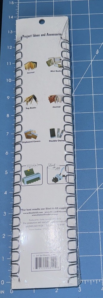 Zutter Bind-it-All - 3/4" 2 pc Silver Wire Package