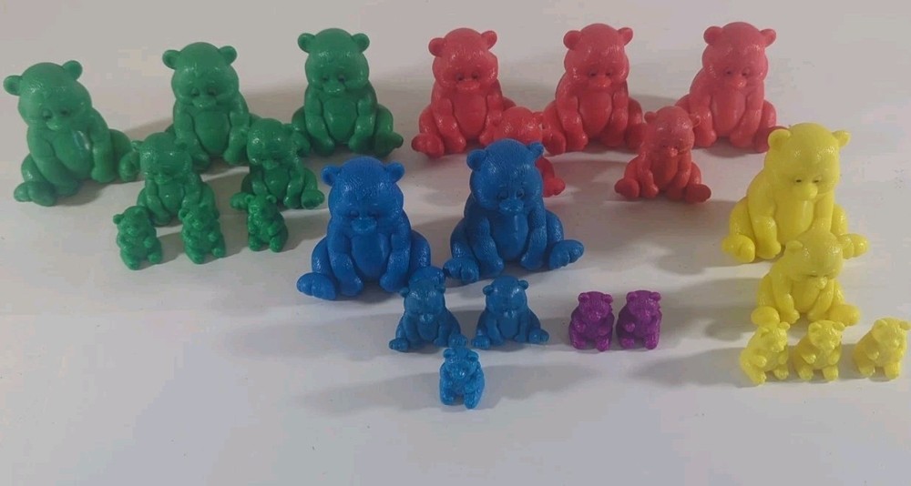 Lakeshore Learning Counting 25 Sorting Bears -   9 Large,  5 Medium & 11 Small