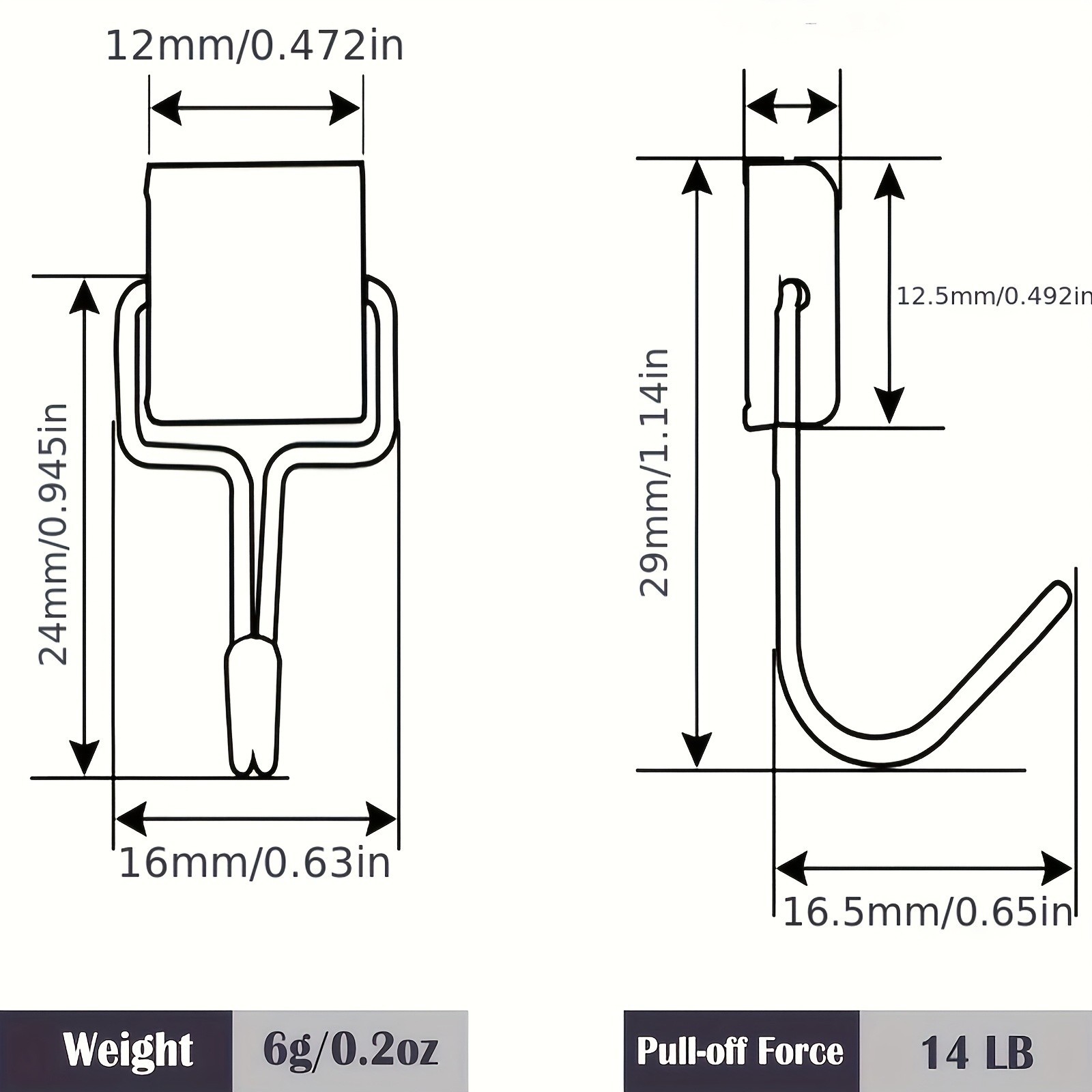 10 Pack Magnetic Hooks Heavy Duty, 10 lbs Strong Magnet Hooks - Multipurpose
