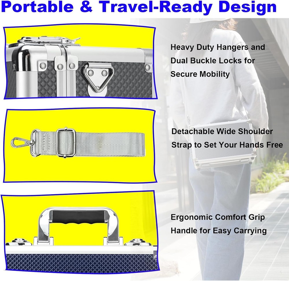 Multi Color Card Storage Hard Case Box