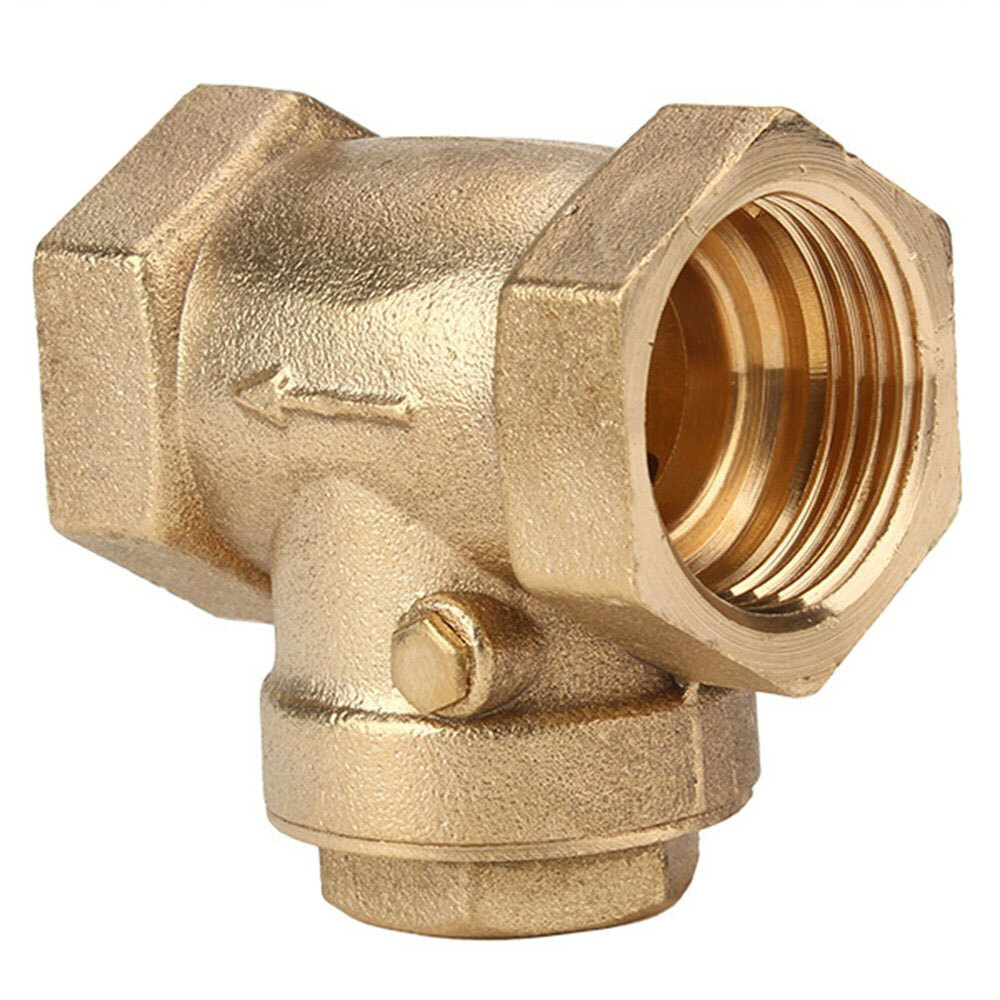 3/4 FIP Brass 200 WATER,OIL,GAS Swing Check Valve Threaded Plumbing Fitting`