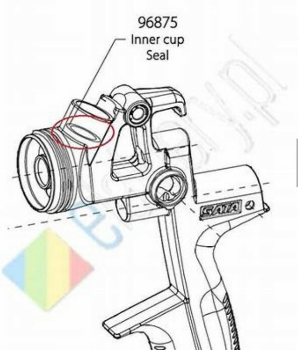 SATA Jet Inner Cup Seal (96875)