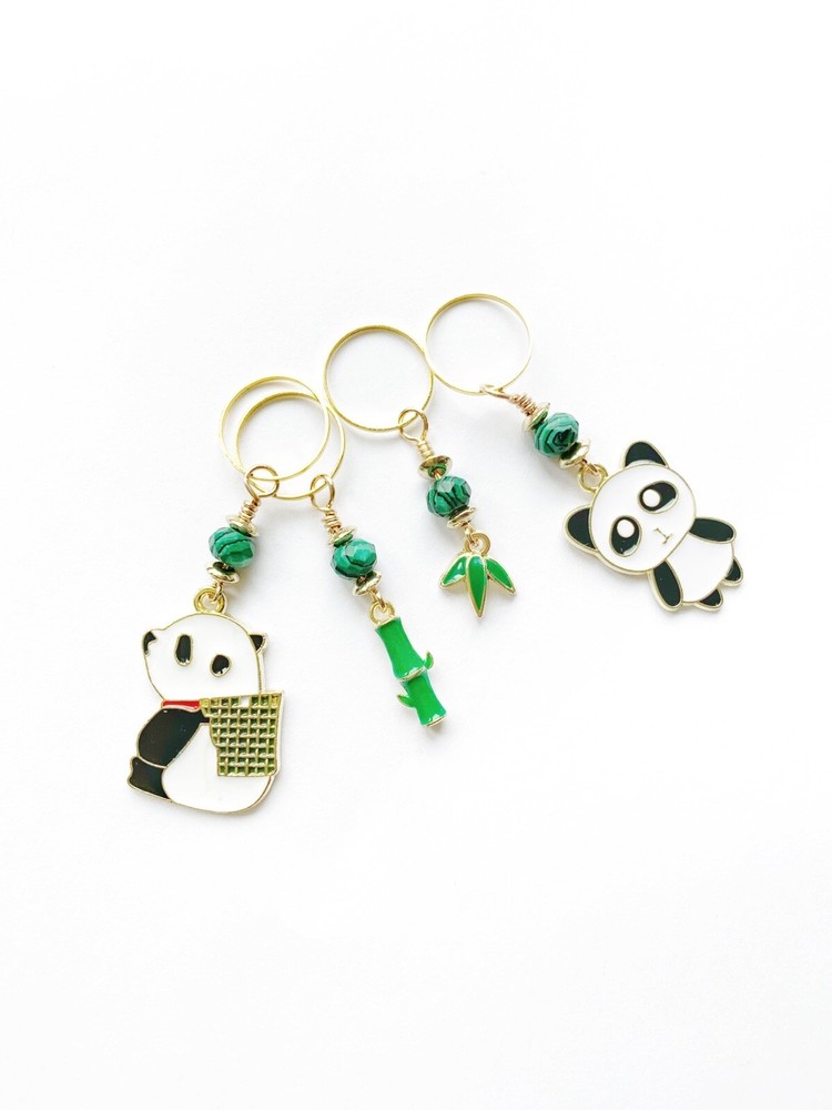 Panda Stitch Markers For Knitting