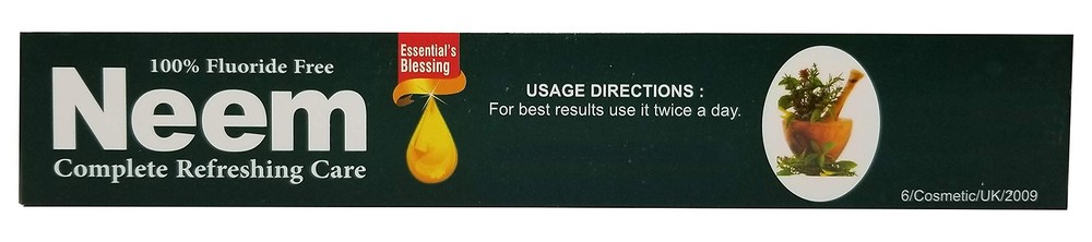 NEEM ESSENTIAL TOOTHPASTE NEW 5 in 1 FORMULA 6 PACK