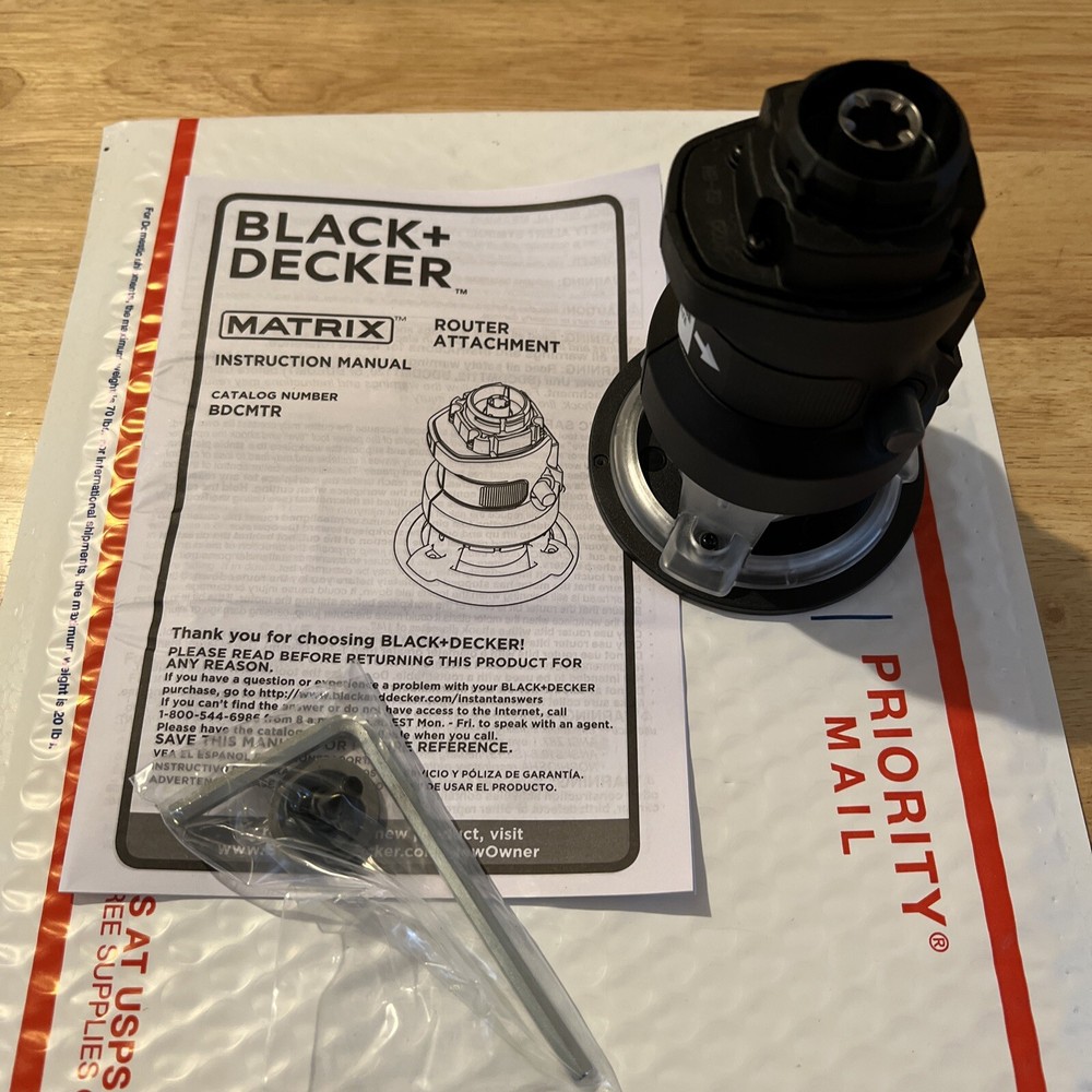 Black and decker matrix tool router attachment 
