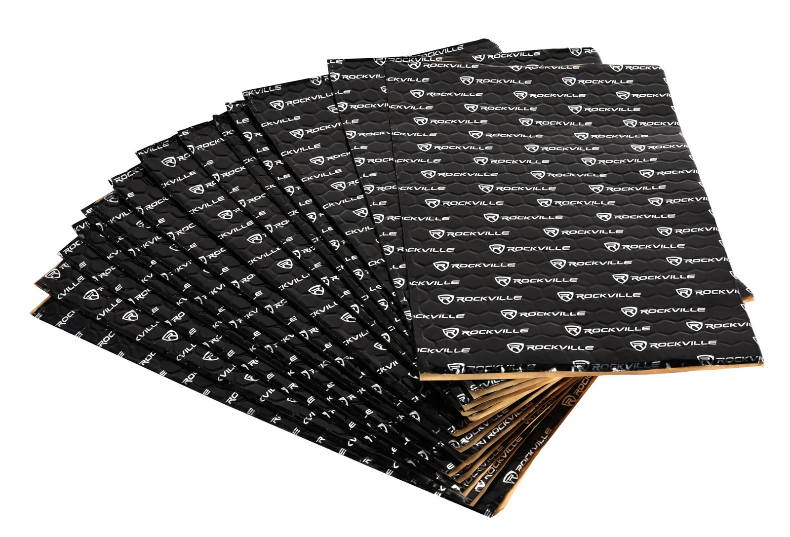 Rockville RockMat 15-25 15 Sq Ft 2.5MM 100 MIL Sound Vibration Deadener Car Kit