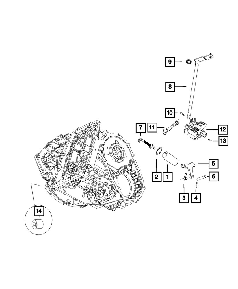Genuine Mopar Transmission Range Sensor 68055955AA