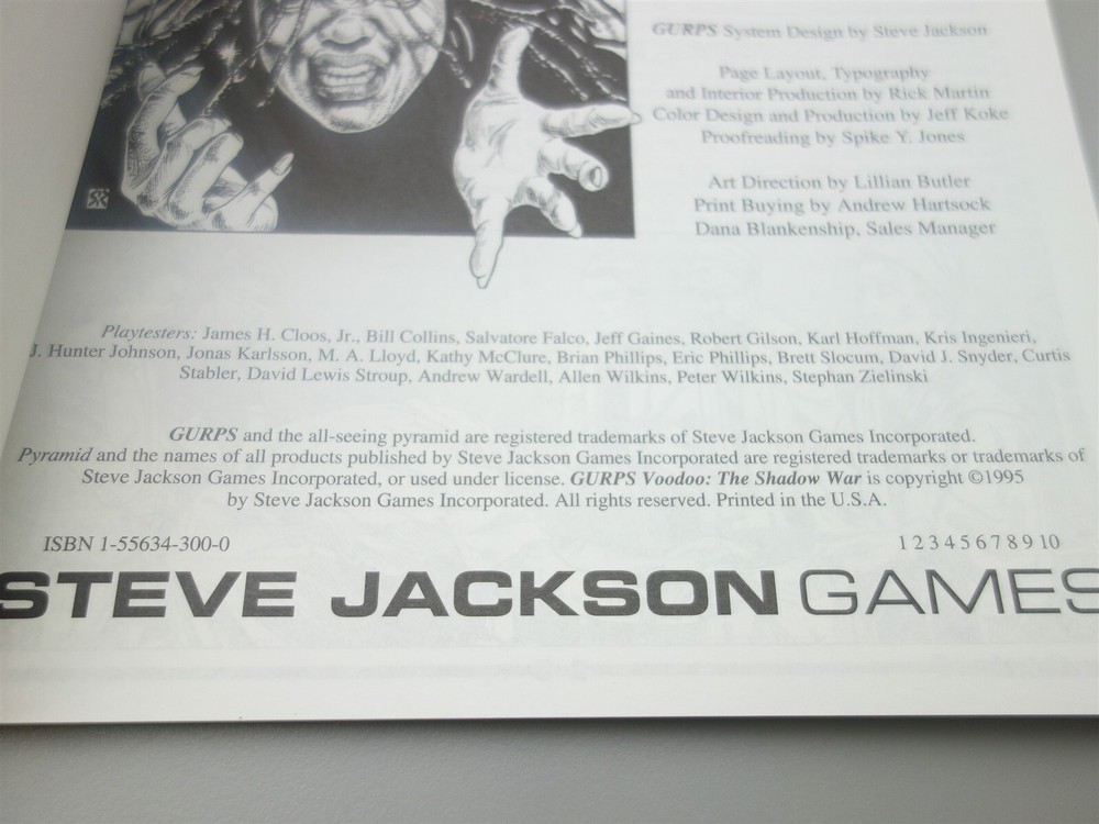 GURPS - Voodoo - The Shadow War (Steve Jackson Games)
